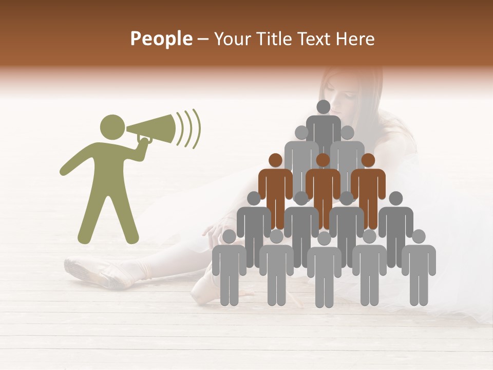 Boot Foot Ballerina PowerPoint Template