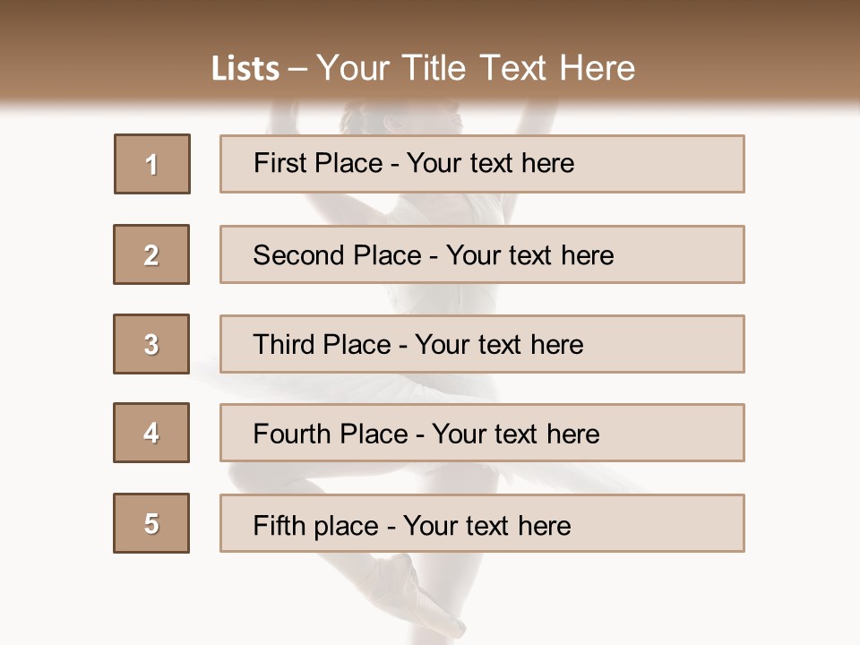 Grace Performance Woman PowerPoint Template