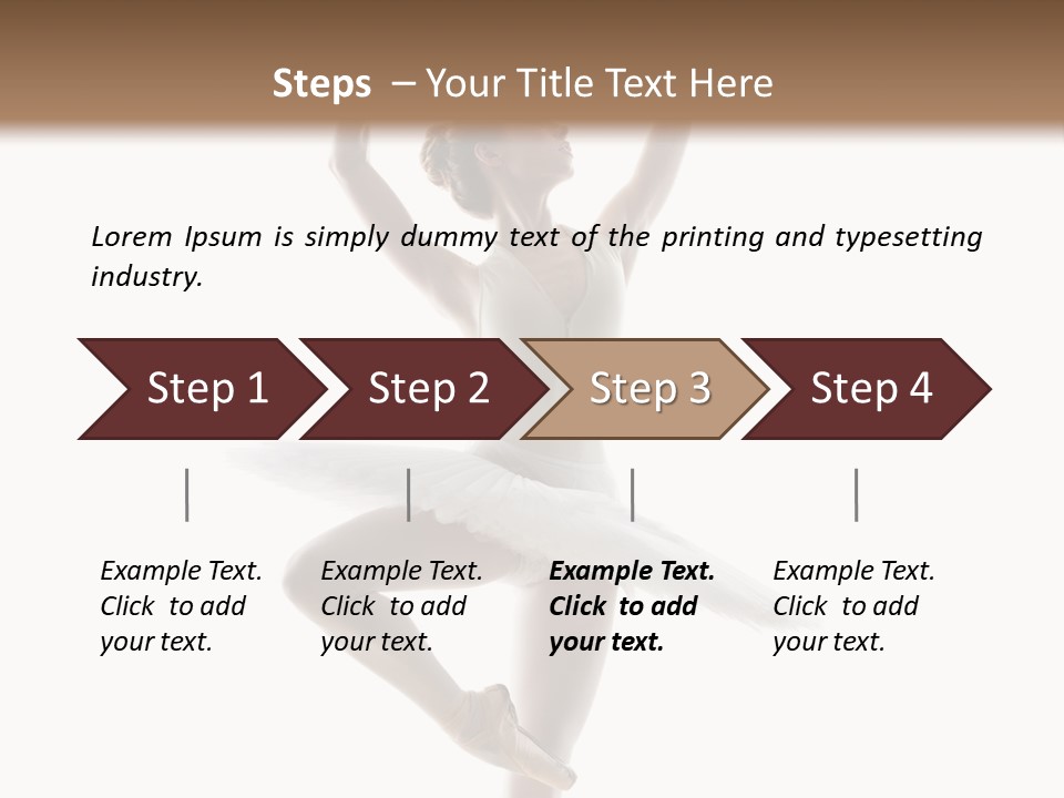 Grace Performance Woman PowerPoint Template