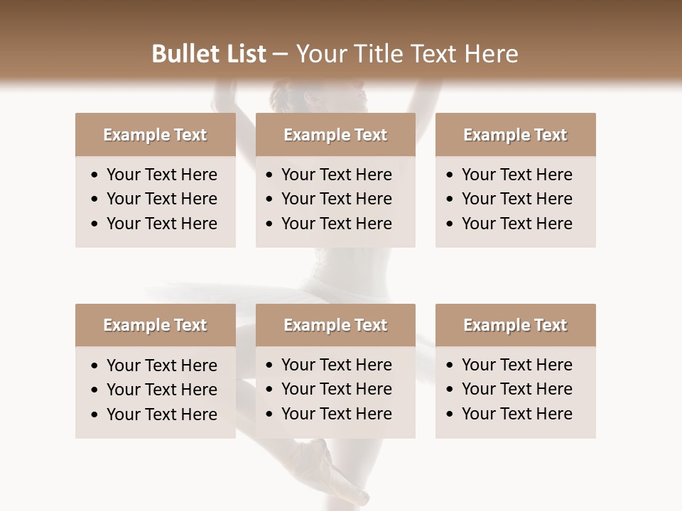 Grace Performance Woman PowerPoint Template