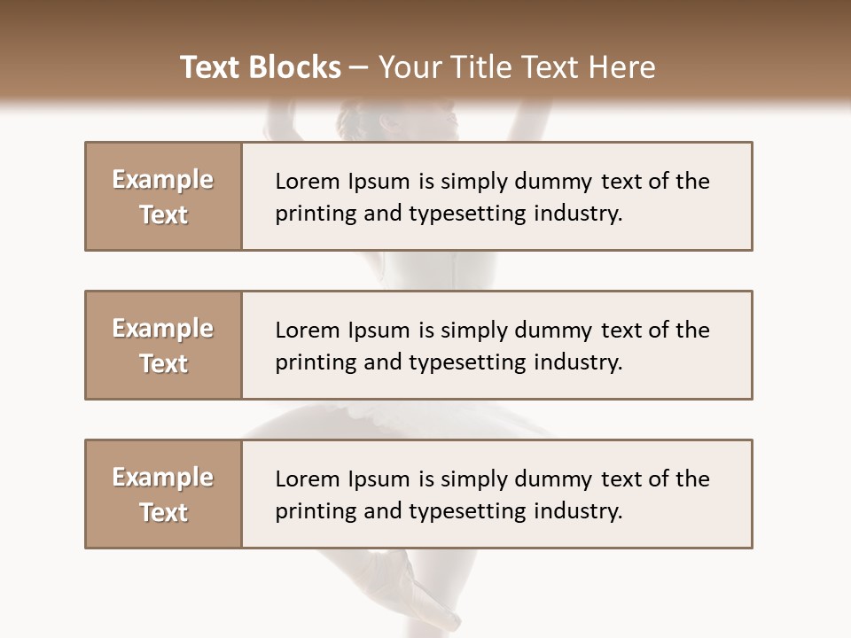 Grace Performance Woman PowerPoint Template