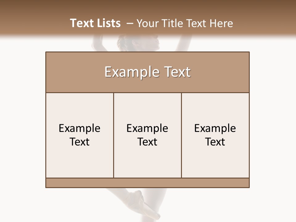 Grace Performance Woman PowerPoint Template