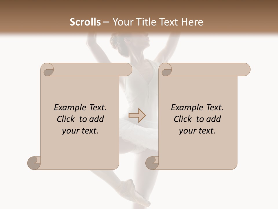 Grace Performance Woman PowerPoint Template