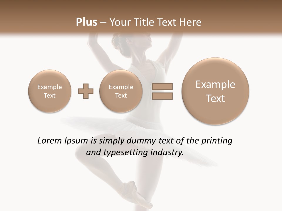 Grace Performance Woman PowerPoint Template