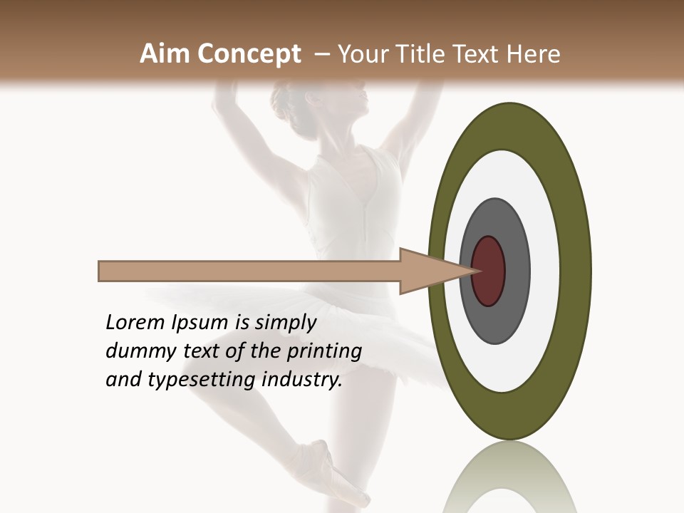 Grace Performance Woman PowerPoint Template