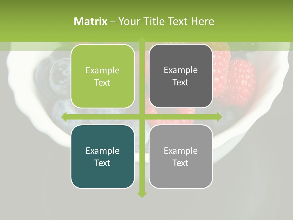 Ripe Black Blue PowerPoint Template