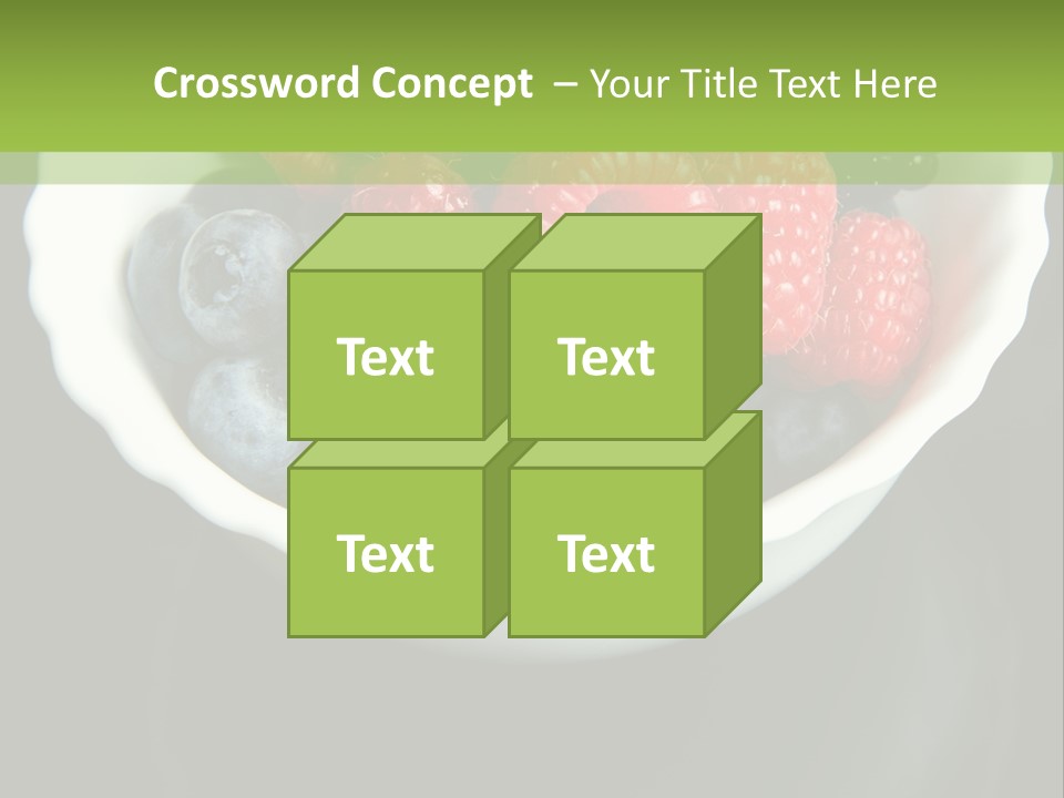 Ripe Black Blue PowerPoint Template