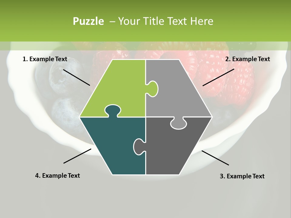 Ripe Black Blue PowerPoint Template