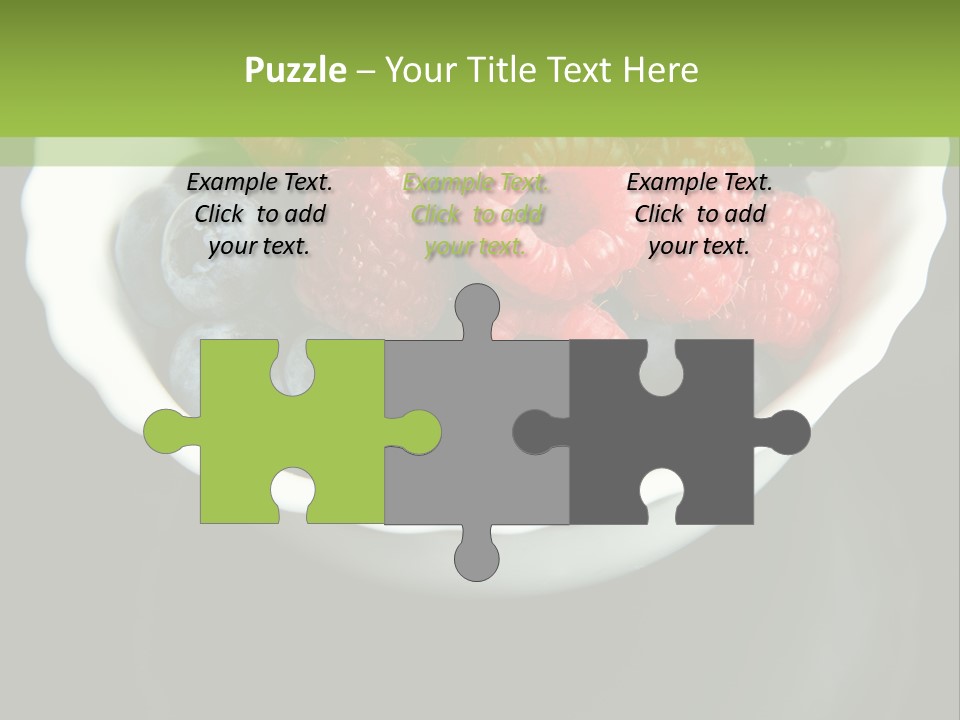 Ripe Black Blue PowerPoint Template