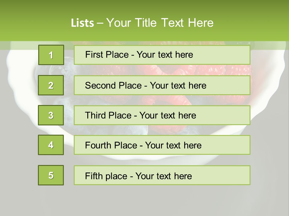 Ripe Black Blue PowerPoint Template