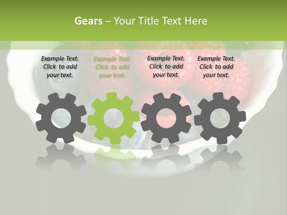 Ripe Black Blue PowerPoint Template