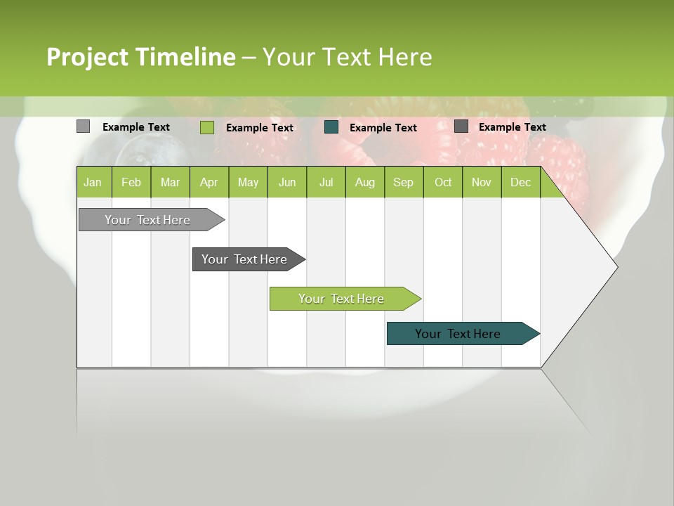 Ripe Black Blue PowerPoint Template
