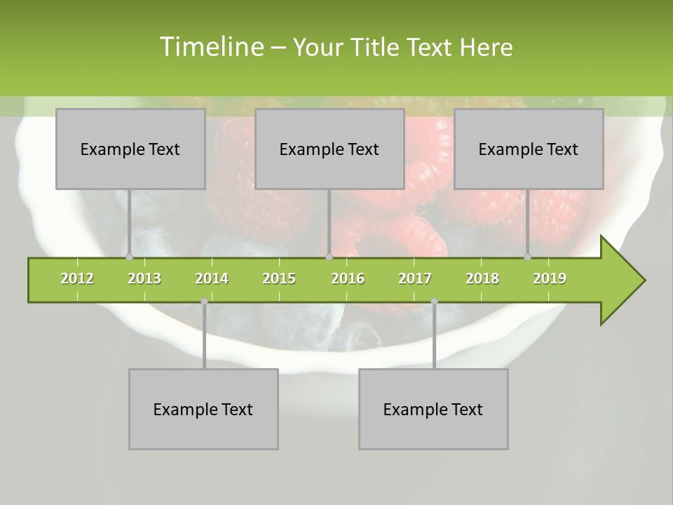 Ripe Black Blue PowerPoint Template