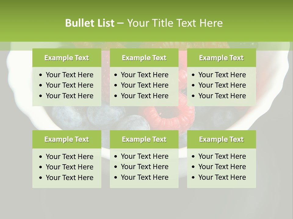 Ripe Black Blue PowerPoint Template