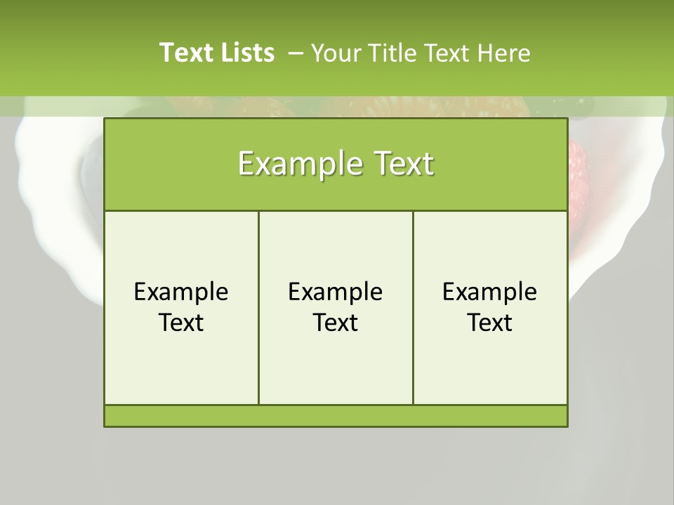 Ripe Black Blue PowerPoint Template