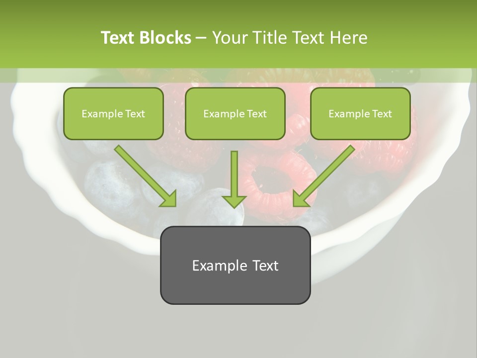 Ripe Black Blue PowerPoint Template