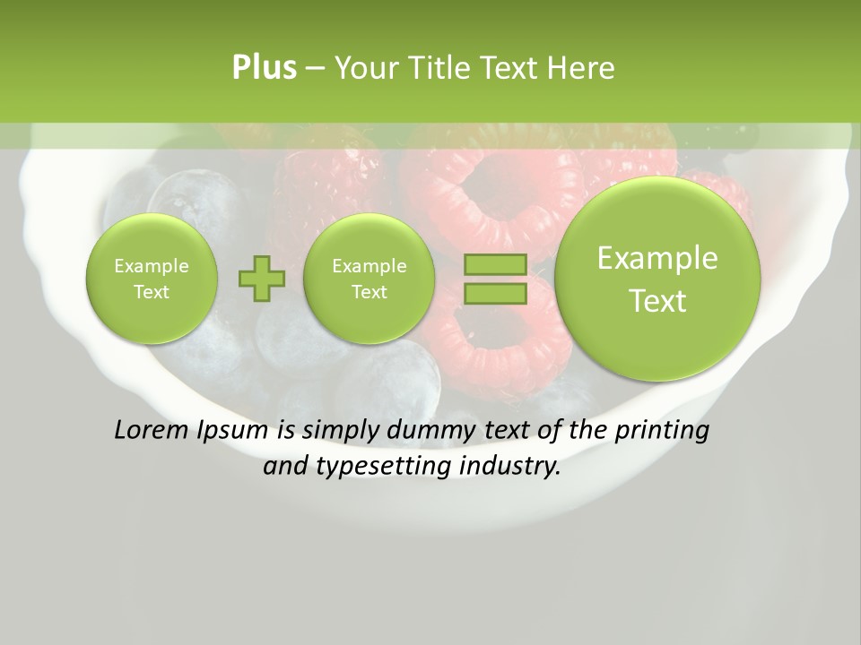 Ripe Black Blue PowerPoint Template