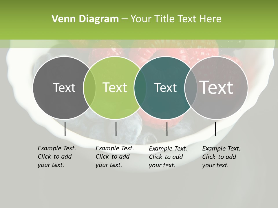 Ripe Black Blue PowerPoint Template