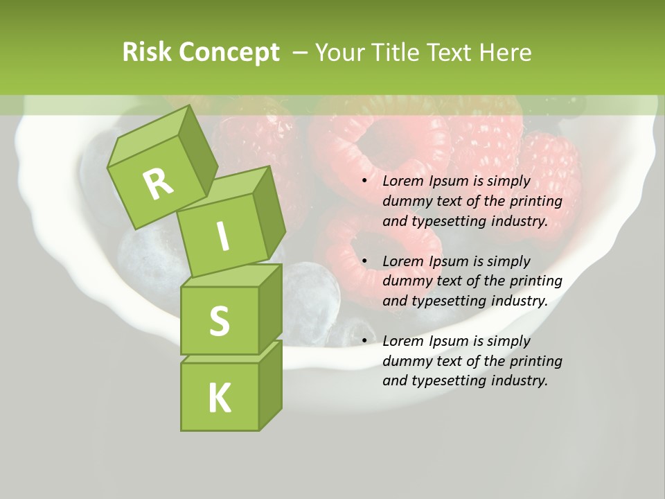 Ripe Black Blue PowerPoint Template