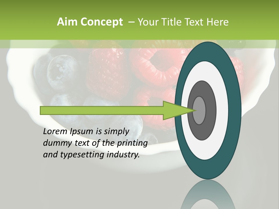 Ripe Black Blue PowerPoint Template