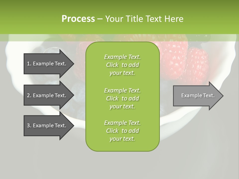 Ripe Black Blue PowerPoint Template