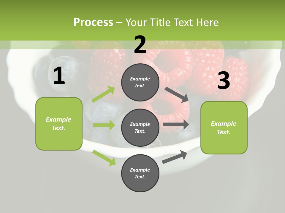Ripe Black Blue PowerPoint Template
