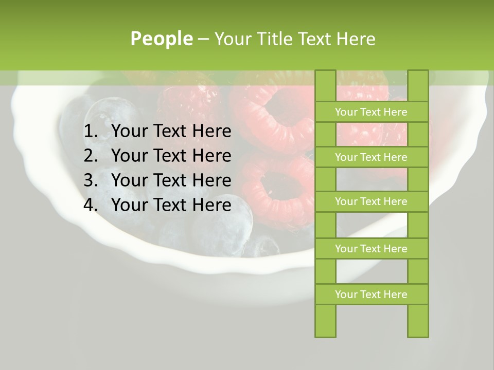 Ripe Black Blue PowerPoint Template