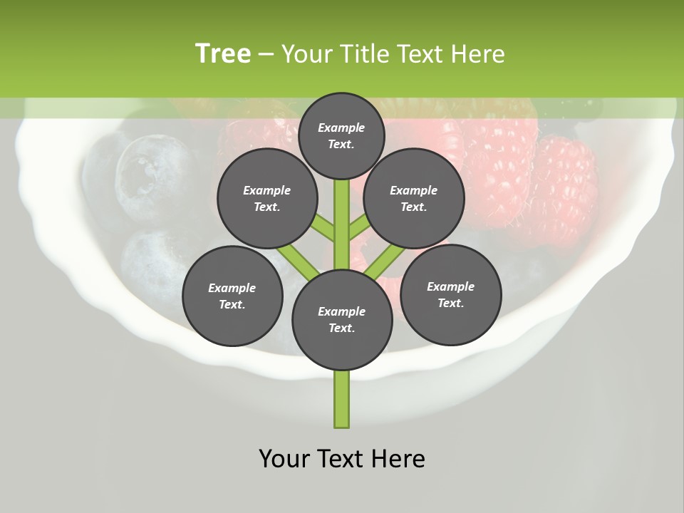 Ripe Black Blue PowerPoint Template