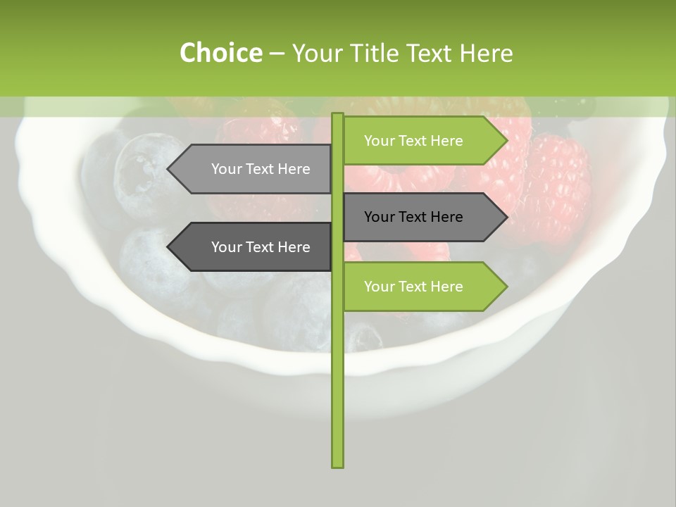 Ripe Black Blue PowerPoint Template