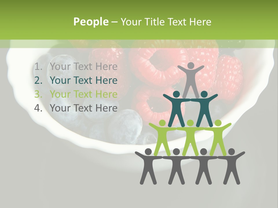 Ripe Black Blue PowerPoint Template