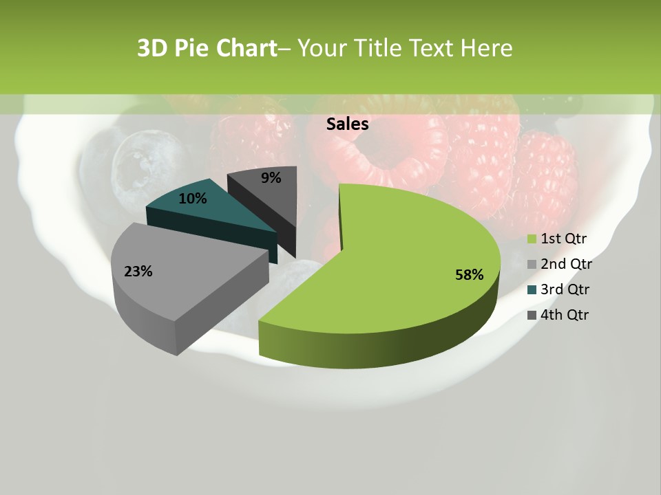 Ripe Black Blue PowerPoint Template
