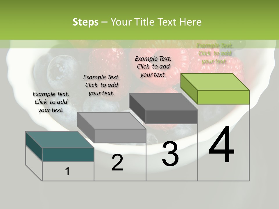 Ripe Black Blue PowerPoint Template