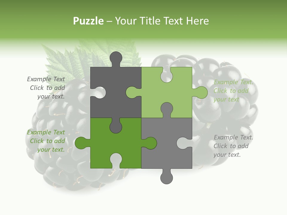 White Fresh Black PowerPoint Template