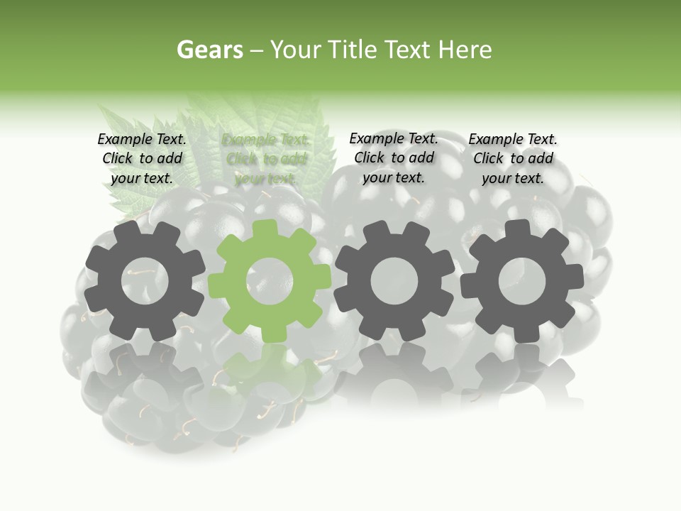 White Fresh Black PowerPoint Template