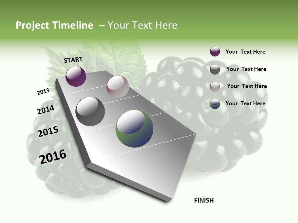 White Fresh Black PowerPoint Template