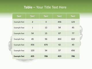 White Fresh Black PowerPoint Template