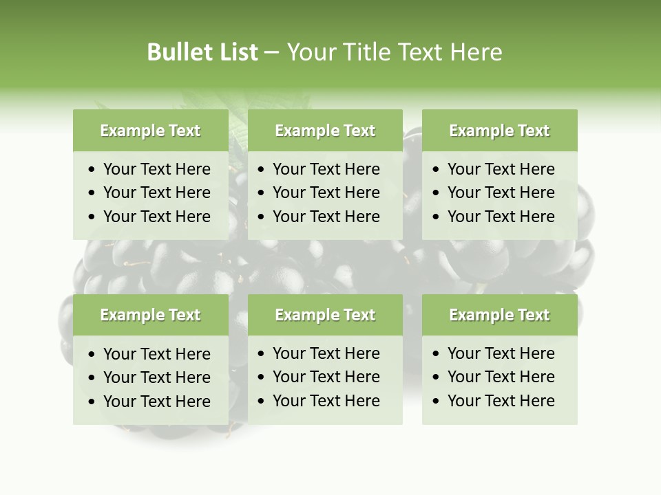 White Fresh Black PowerPoint Template