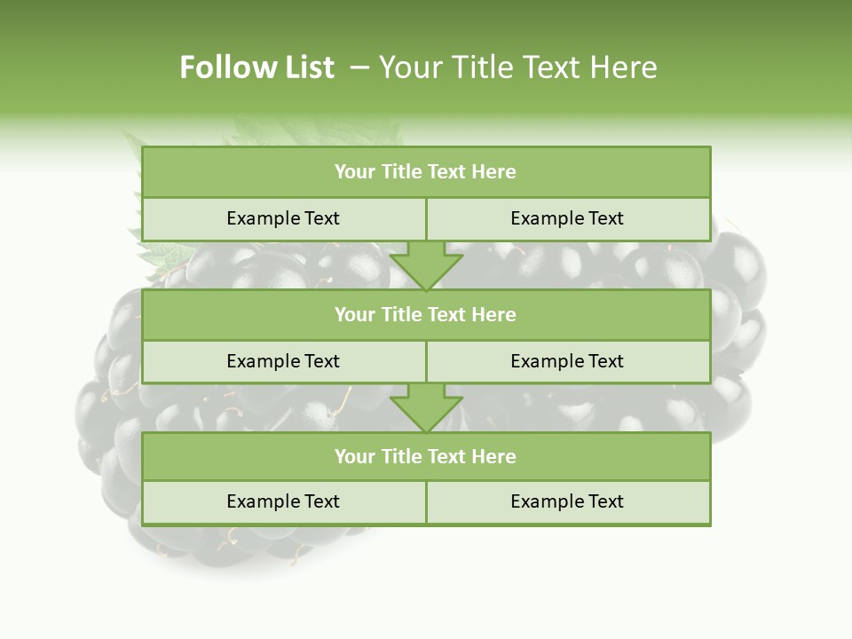 White Fresh Black PowerPoint Template
