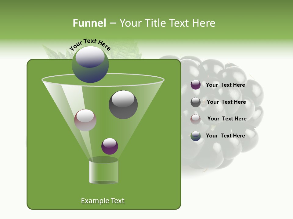 White Fresh Black PowerPoint Template
