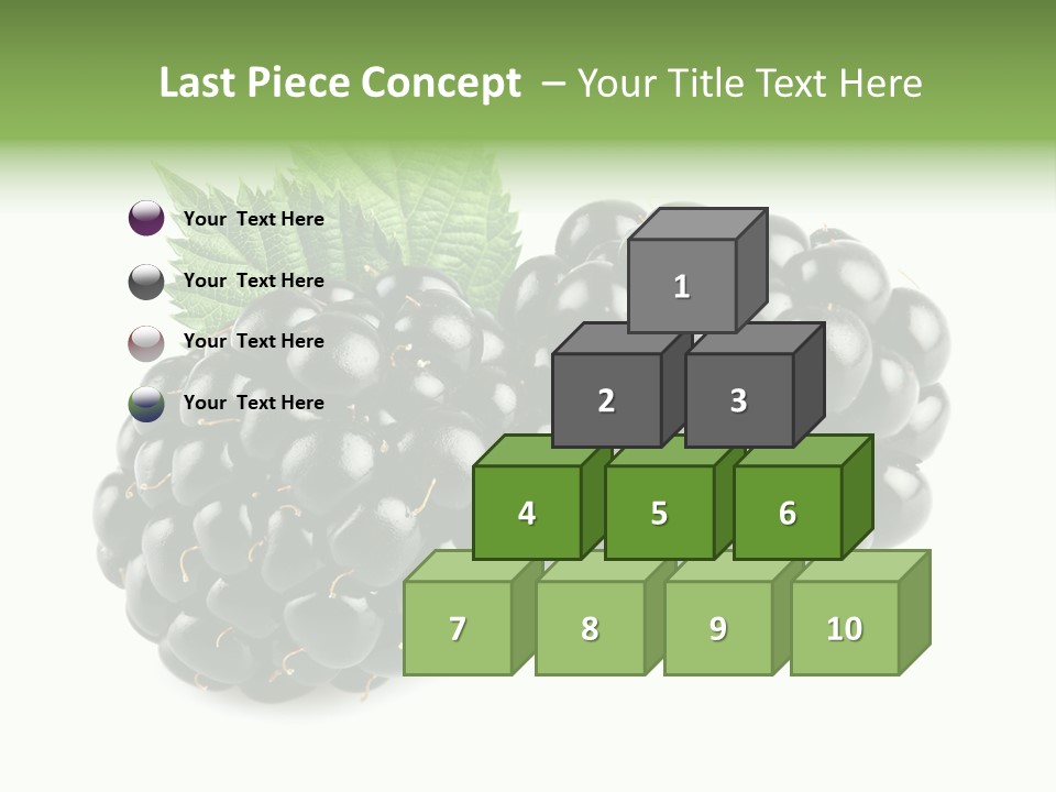 White Fresh Black PowerPoint Template
