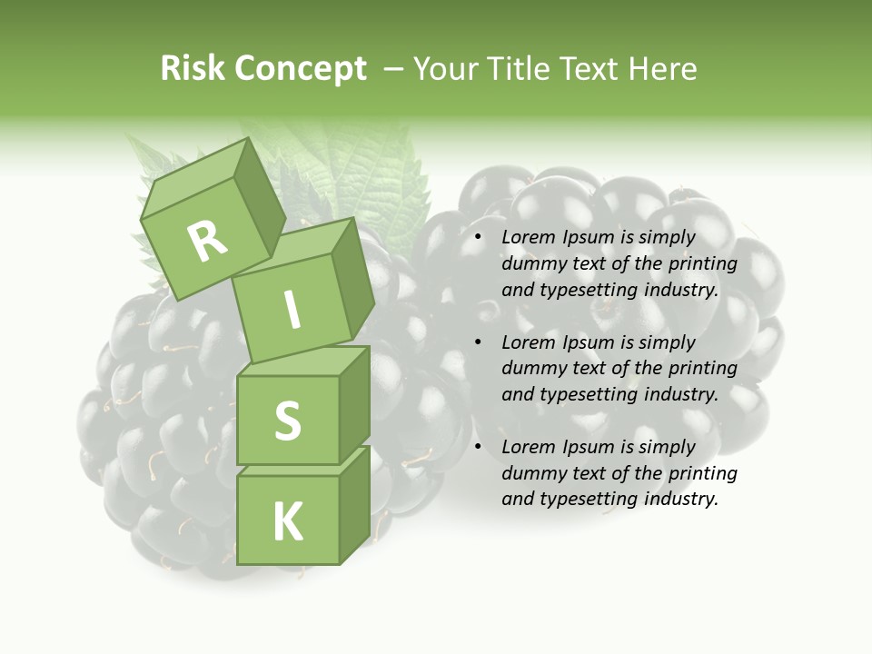 White Fresh Black PowerPoint Template