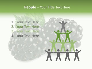 White Fresh Black PowerPoint Template