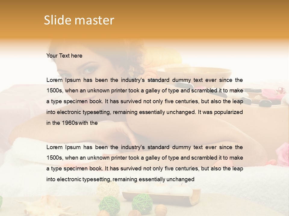 Lying People Relaxation PowerPoint Template