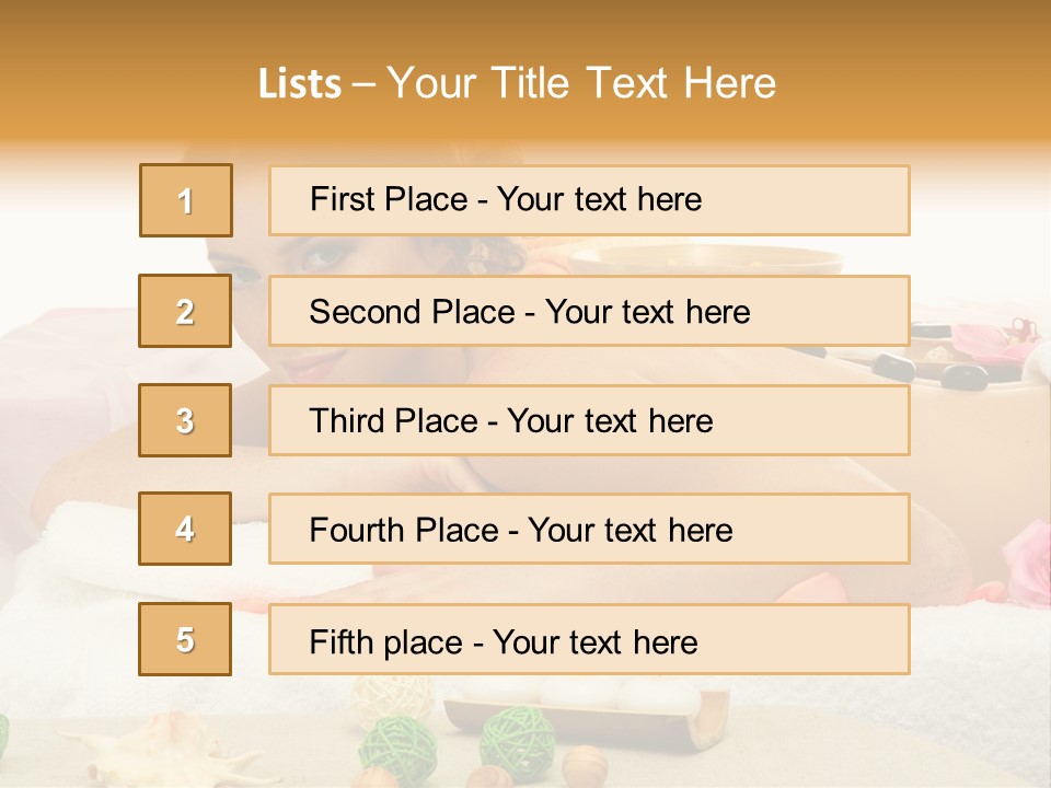 Lying People Relaxation PowerPoint Template