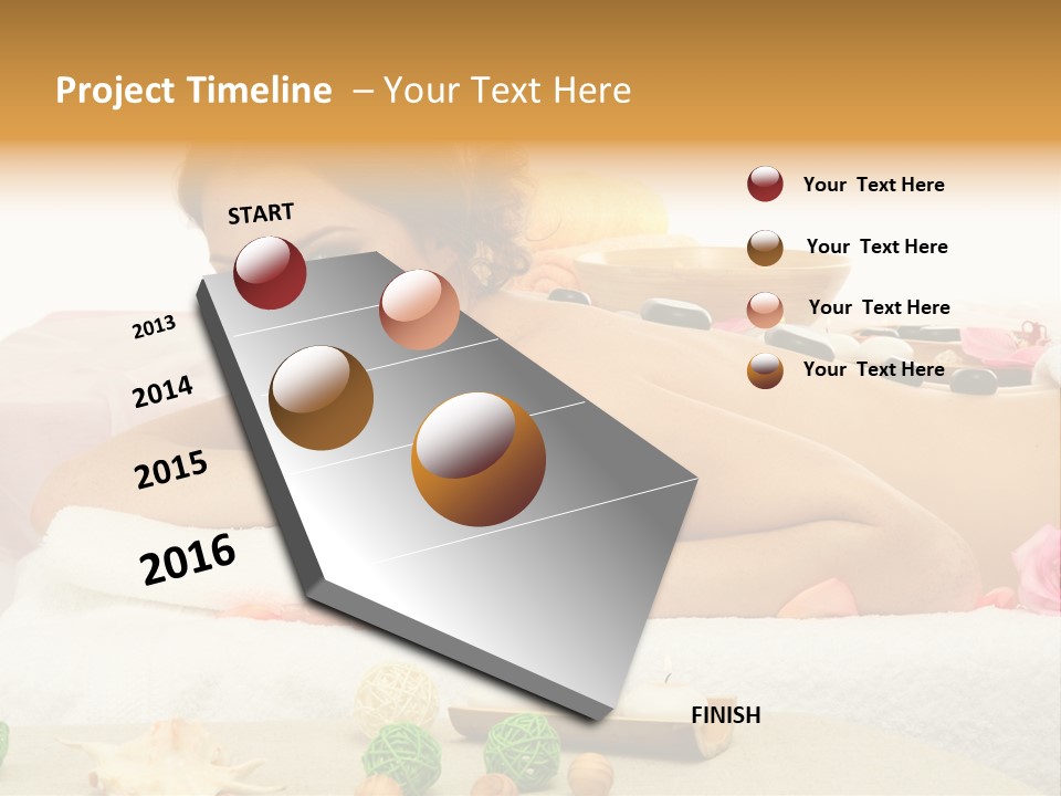 Lying People Relaxation PowerPoint Template