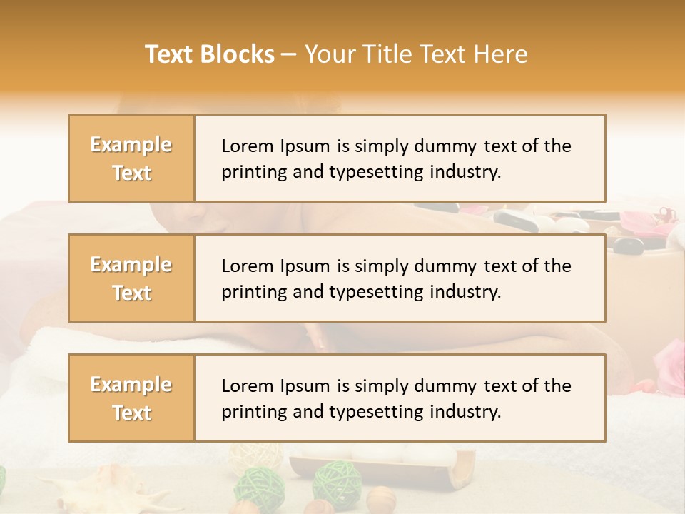 Lying People Relaxation PowerPoint Template