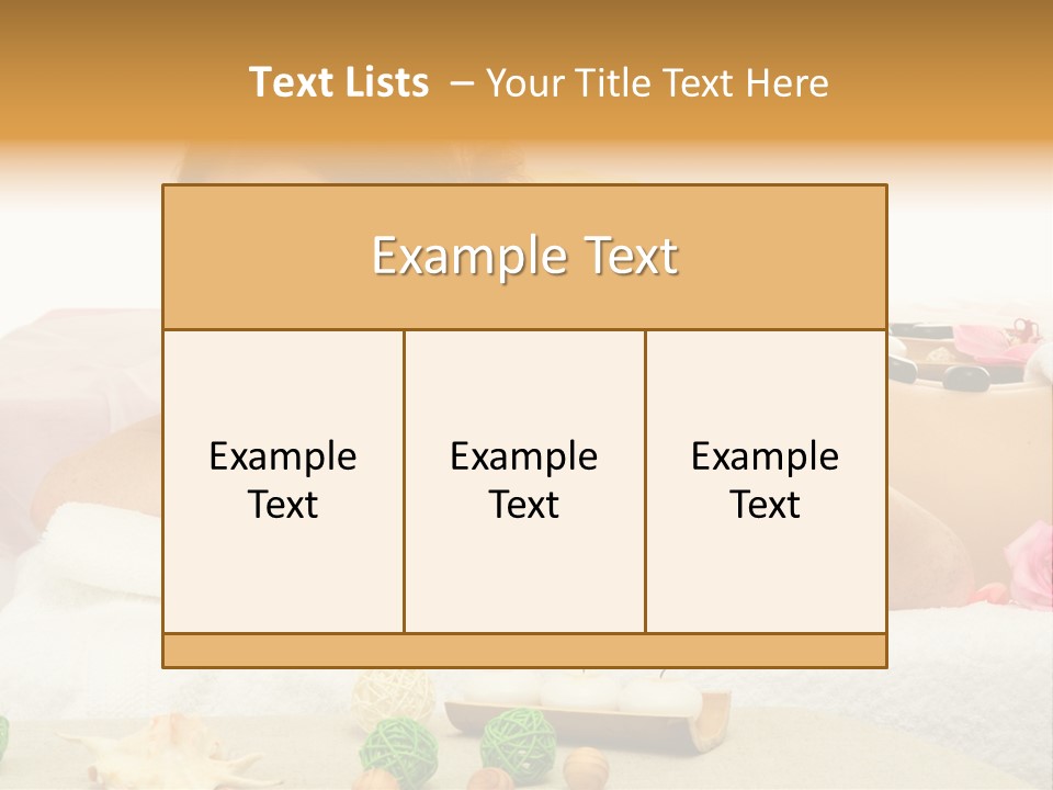 Lying People Relaxation PowerPoint Template