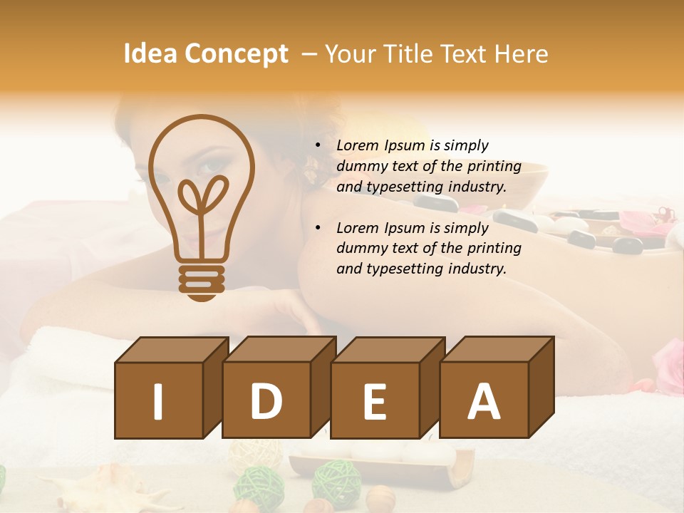 Lying People Relaxation PowerPoint Template