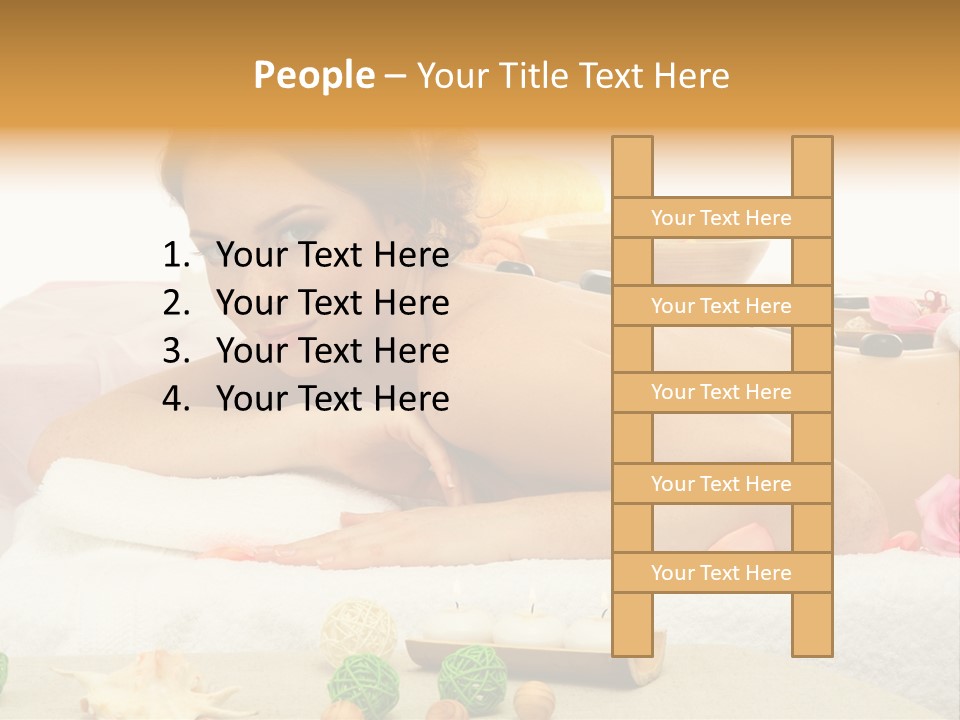 Lying People Relaxation PowerPoint Template