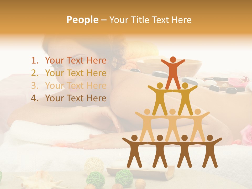 Lying People Relaxation PowerPoint Template